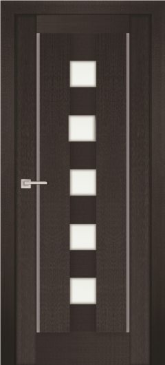 Межкомнатная царговая дверь Profilo Porte PS33 Венге мелинга остекленная — фото 1